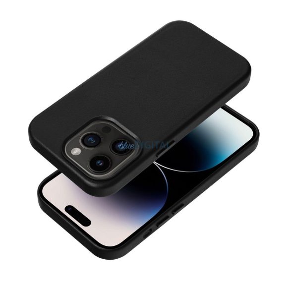 Husa Mag din piele pentru IPHONE 12 PRO MAX negru