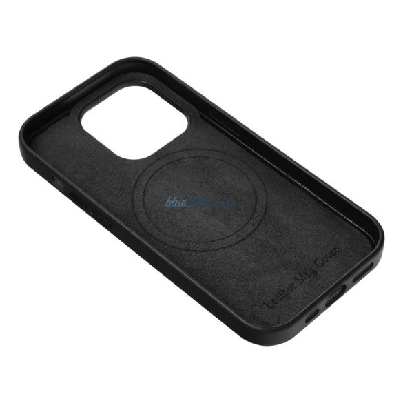 Husa Mag din piele pentru IPHONE 12 PRO MAX negru