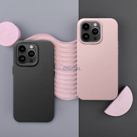 Husa Mag din piele pentru IPHONE 12 PRO MAX negru