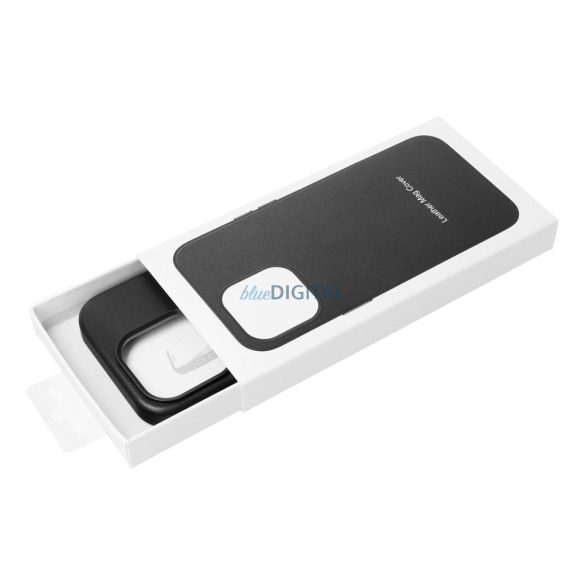 Husa Mag din piele pentru IPHONE 12 PRO MAX negru