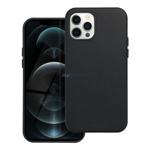 Husă Mag din piele pentru IPHONE 12 PRO negru