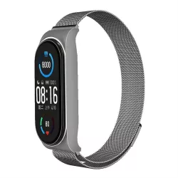 Curea METAL pentru smartband Xiaomi Mi Band 5 / 6 (02)