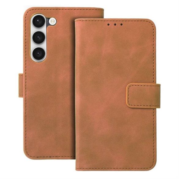 Husă TENDER Book pentru SAMSUNG Galaxy S23 maro