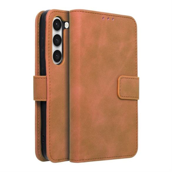 Husă TENDER Book pentru SAMSUNG Galaxy S23 maro