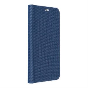 LUNA Husă tip carte Carbon pentru SAMSUNG S23 Plus albastru
