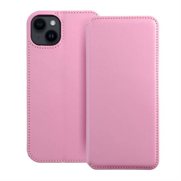 Carte Dual Pocket pentru IPHONE 14 PLUS roz deschis