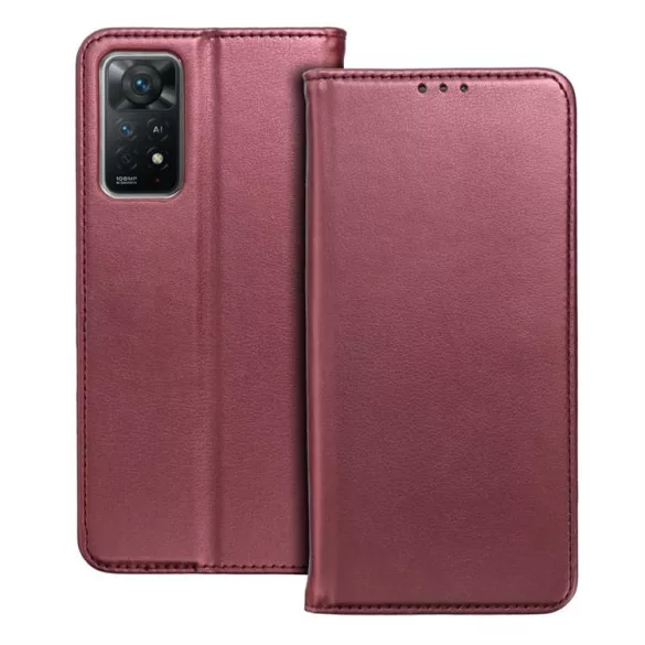 HUSĂ! - Husa carte Smart Magneto pentru MOTOROLA EDGE 30 NEO burgundy