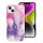 Husă din piele pentru stropire violet pentru IPHONE 14 PLUS Husă din piele pentru stropire violet pentru IPHONE 14 PLUS