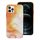 Carcasa din piele pentru IPHONE 12 PRO portocaliu splash Carcasa din piele pentru IPHONE 12 PRO portocaliu splash