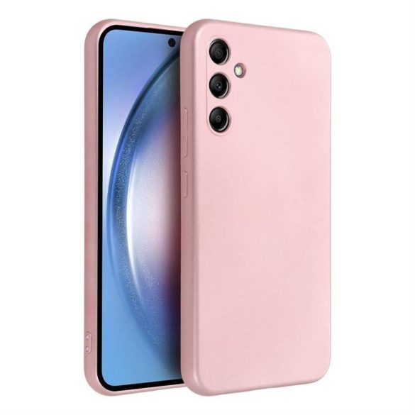 Husă METALIC pentru SAMSUNG A34 5G roz
