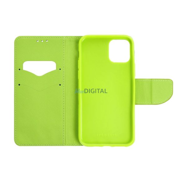 Husă Fancy Husă tip carte pentru SAMSUNG A34 albastru  / lime
