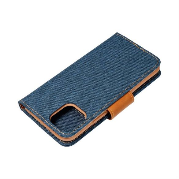 CANVAS husă carte pentru SAMSUNG A14 4G / A14 5G albastru marin