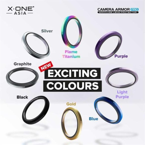 X-ONE Sapphire Camera Armor Pro - pentru iPhone 13 Pro/13 Pro Max