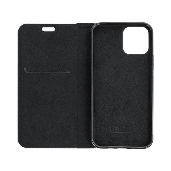 LUNA Husă tip carte Carbon pentru XIAOMI Redmi NOTE 12 PRO Plus 5G negru