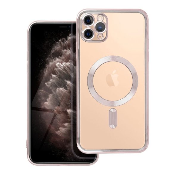 Husa Electro Mag Cover pentru IPHONE 11 PRO MAX auriu roz