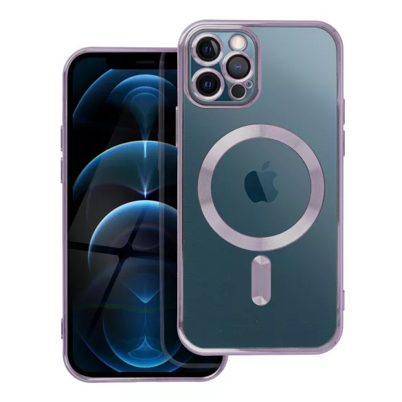 HUSĂ! - Husă Electro Mag Husă pentru IPHONE 12 PRO violet închis