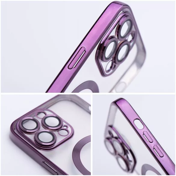 HUSĂ! - Husă Electro Mag Husă pentru IPHONE 12 PRO violet închis