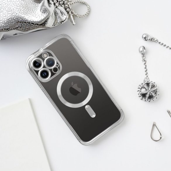 Husă Electro Mag Husă pentru IPHONE 14 PRO MAX argintiu