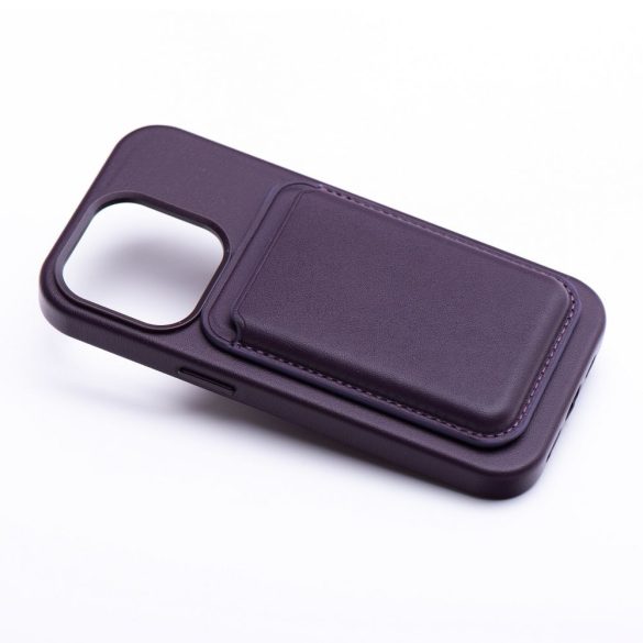 Portofel din piele violet închis