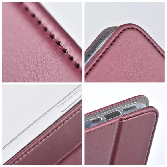 HUSĂ! - Smart Magneto Husă tip carte for XIAOMI REDMI NOTE 12S burgundy