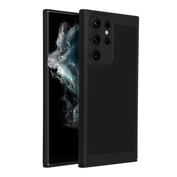 BREEZY husă pentru SAMSUNG S22 Ultra negru