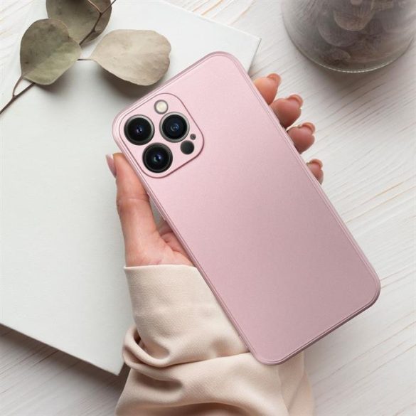 Husa METALICA pentru IPHONE 15 PLUS roz
