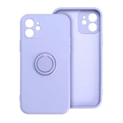 HUSĂ! - Husa SILICONE RING pentru IPHONE 15 PRO violet