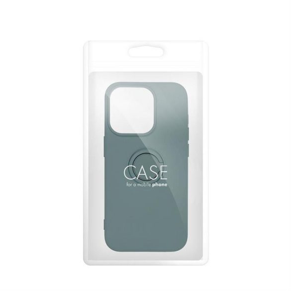 Husa SILICONE RING pentru IPHONE 15 PLUS verde