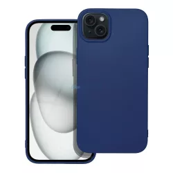 HUSĂ! - Husa MOALE pentru IPHONE 15 PLUS albastru inchis