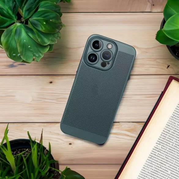HUSĂ! - Husă BREEZY pentru IPHONE 15 Pro verde