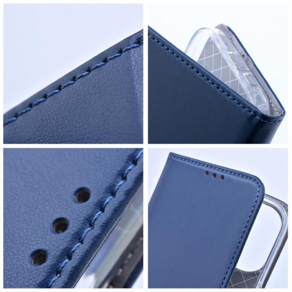 Husă carte Smart Magneto pentru IPHONE 15 PLUS bleumarin