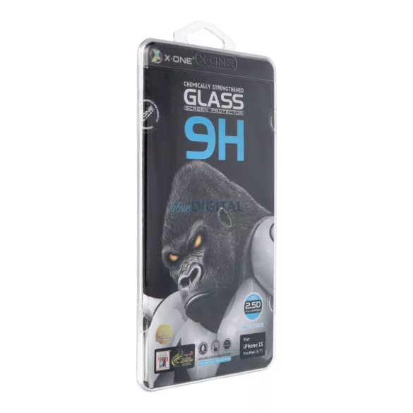 X-ONE Full Husă Extra Strong Matte - pentru iPhone 15 Pro Max Folie securizată 9H