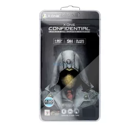   X-ONE Full Husă Extra Strong Privacy - pentru iPhone 15 Pro Max (full glue) Folie securizată 9H