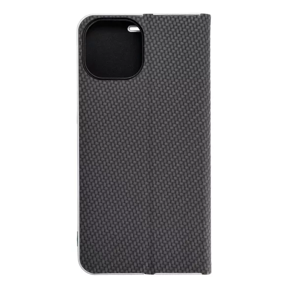 HUSĂ! - LUNA Book Carbon pentru IPHONE 15 negru