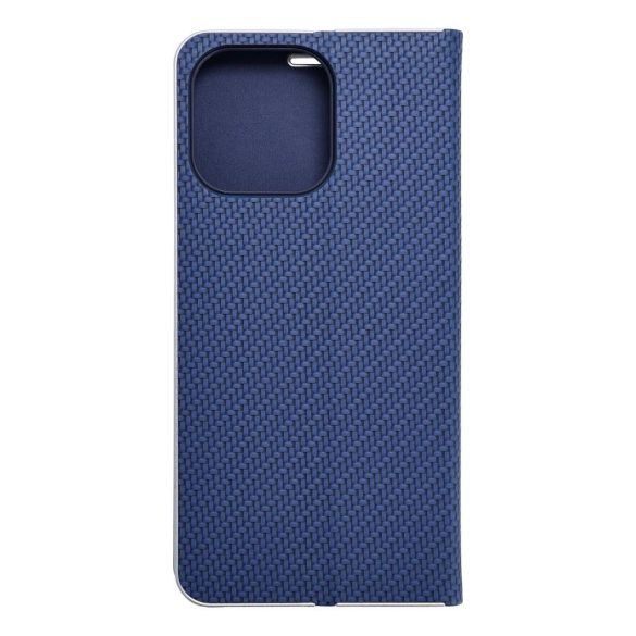 LUNA Book Carbon pentru IPHONE 15 Pro Max albastru