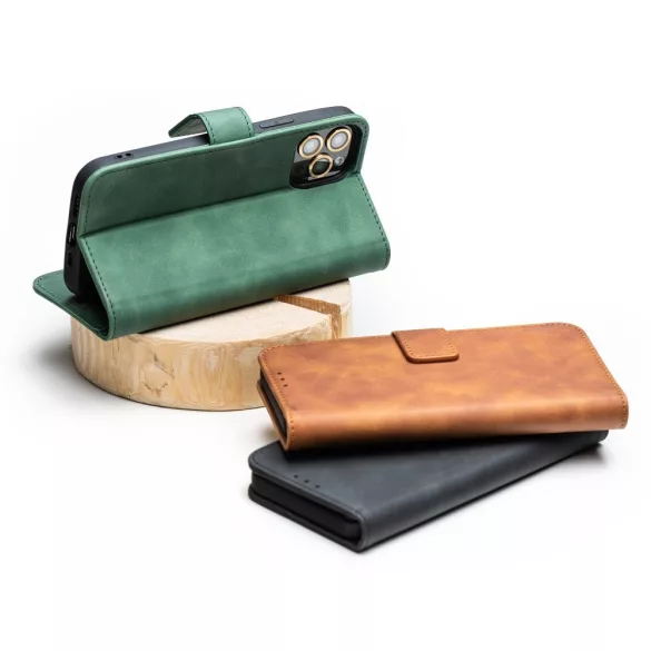 HUSĂ! - Husă carte TENDER pentru IPHONE 15 verde