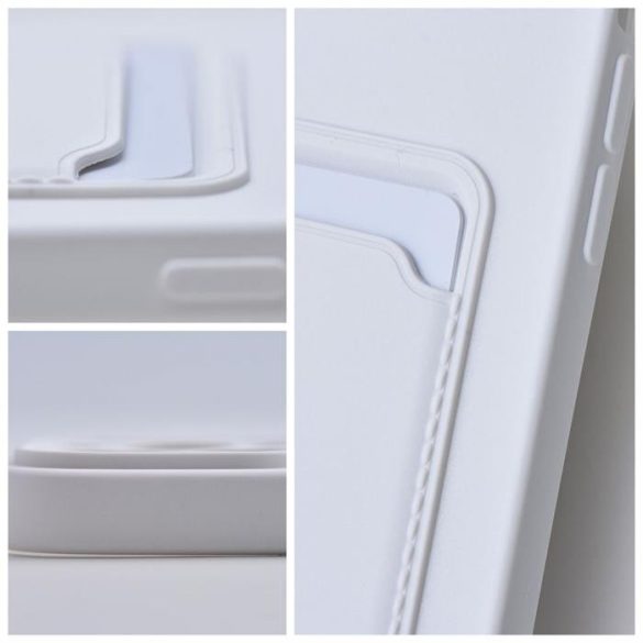 Husă CARD pentru IPHONE 15 PRO alb