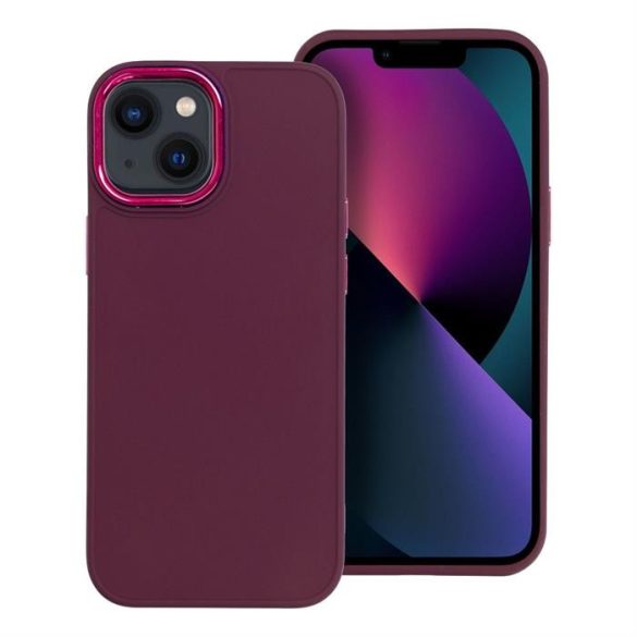 Husă FRAME pentru IPHONE 13 MINI violet