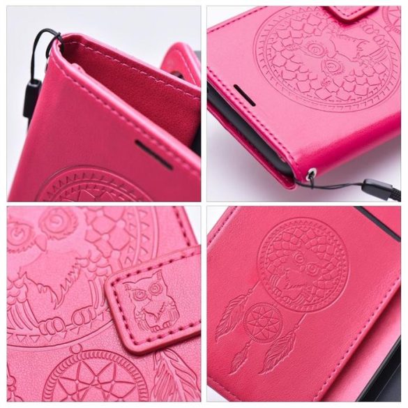 MEZZO Husă carte pentru IPHONE 7 / 8 / SE 2020 / SE 2022 dreamcatcher magenta