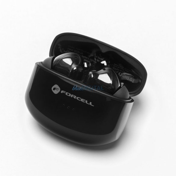 Căști cu fir FORCELL F-AUDIO TWS Clear Sound negru