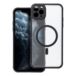   HUSĂ! - Husă Full Matte Mag Husă compatibilă cu MagSafe pentru IPHONE 11 PRO MAX negru