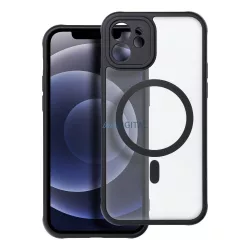   HUSĂ! - Husă Full Matte Mag Husă compatibilă cu MagSafe pentru IPHONE 12 negru