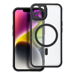   HUSĂ! - Husă Full Matte Mag Husă compatibilă cu MagSafe pentru IPHONE 14 negru