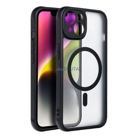 Husă Full Matte Mag Husă compatibilă cu MagSafe pentru IPHONE 14 negru