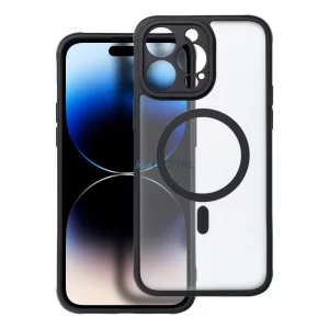 HUSĂ! - Husă Full Matte Mag Cover compatibilă cu MagSafe pentru IPHONE 14 PRO MAX neagră