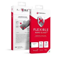 Forcell Flexible Nano Glass 5D pentru iPhone 15 negru