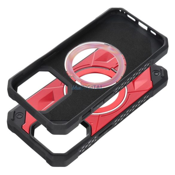 Husa Armor Mag Cover compatibila cu MagSafe pentru IPHONE 12 PRO MAX rosie