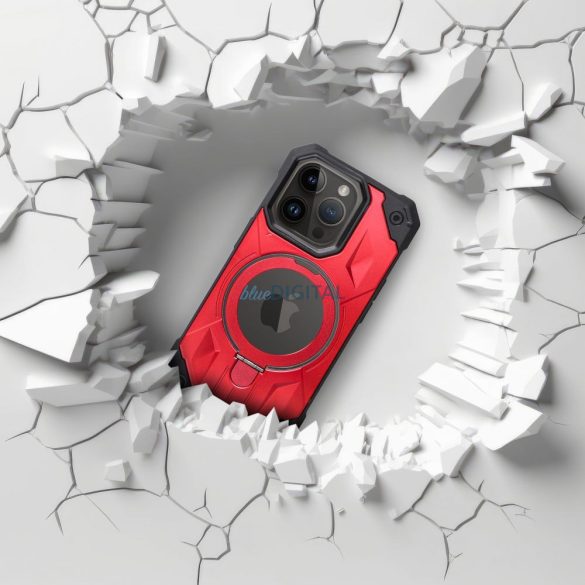 Husa Armor Mag Cover compatibila cu MagSafe pentru IPHONE 12 PRO MAX rosie