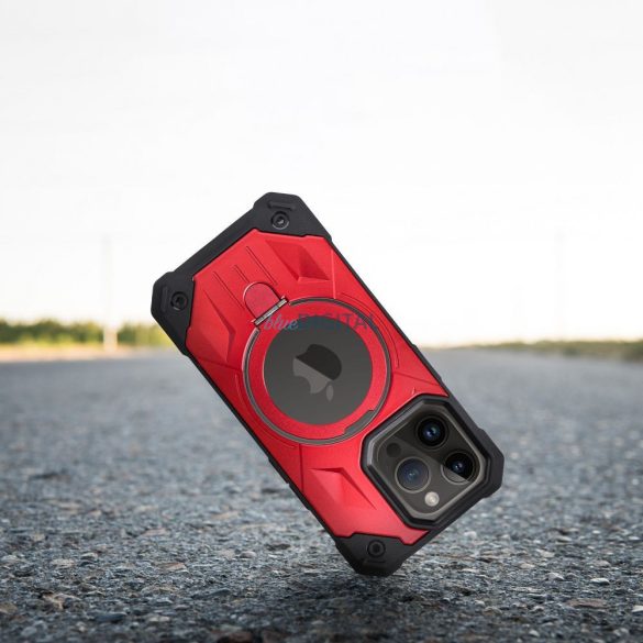 Husa Armor Mag Cover compatibila cu MagSafe pentru IPHONE 12 PRO MAX rosie