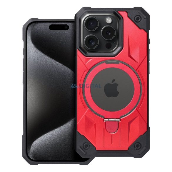 Husa Armor Mag Cover compatibila cu MagSafe pentru IPHONE 15 PRO rosie
